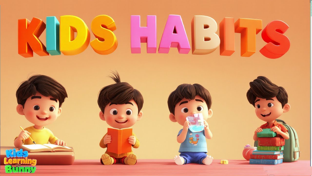 बच्चों की आदतें | Good Habits for Kids 🌞 | Kids Learning With Bunny हिंदी