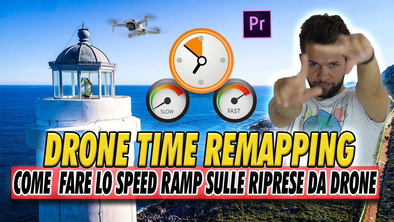 TIME REMAPPING col DRONE [TUTORIAL ITA] | Come usare lo SPEED RAMP per MIGLIORARE le riprese aeree 🚀