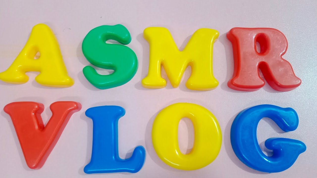 Kids magnet ABCD box unboxing ASMR  | ASMR satisfying video 