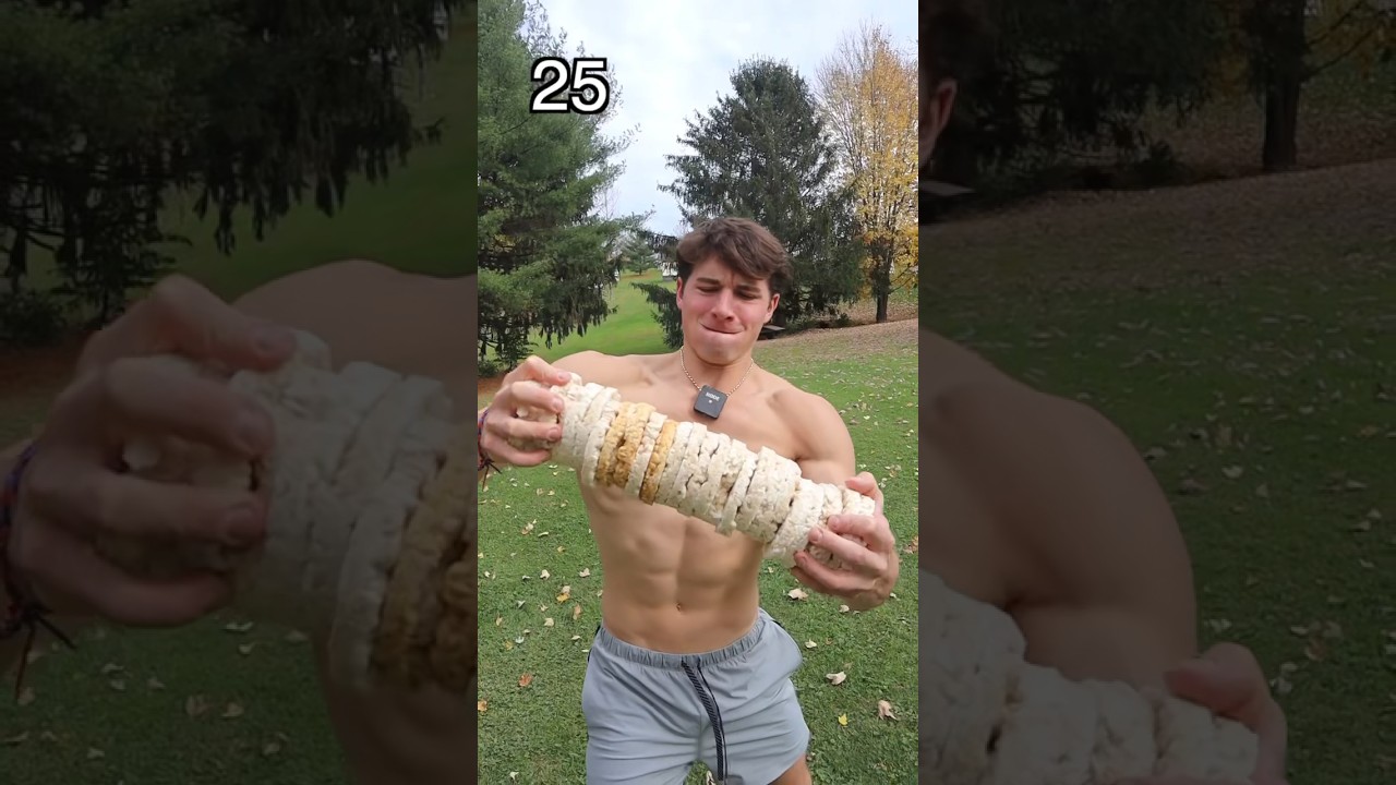 How many rice cakes can I break with my bare hands?