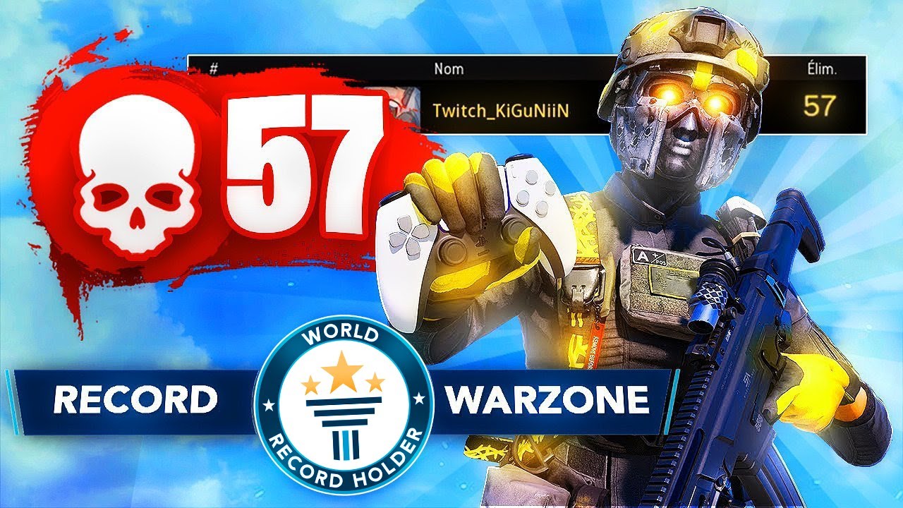 57 KILLS SOLO VS SQUAD ! (World Record Warzone)
