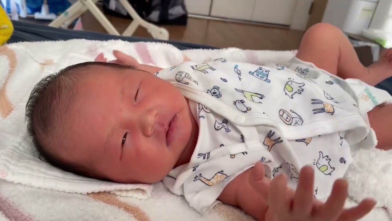 病院を出て自宅に初上陸