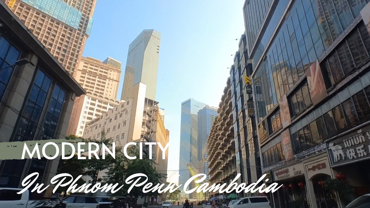 The First Modern City in Cambodia 2023 - Phnom Penh [4K] Driving and Relaxing Ride Tour