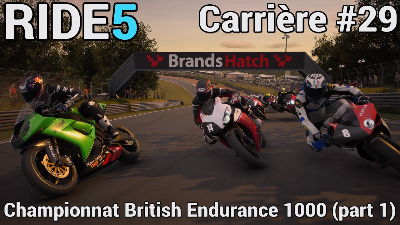 RIDE 5 // carrière #29 // Championnat British Endurance 1000 (partie 1/3)