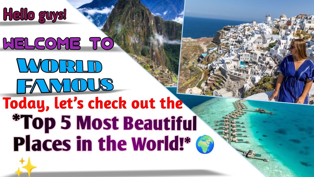 Top5 Most Beautiful Places in the World✈️Travel Bucket List Destinations🌍✨