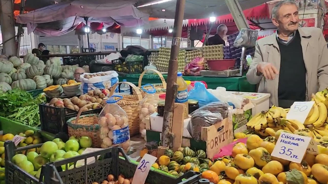 Bafra Pazaryerinden Görüntüler