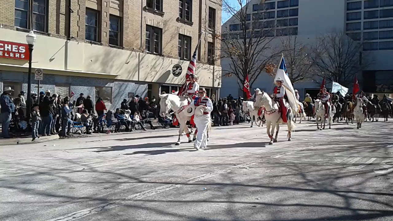 Fort Worth TX. Parade stock show and Rodeo. 2020 vid#4