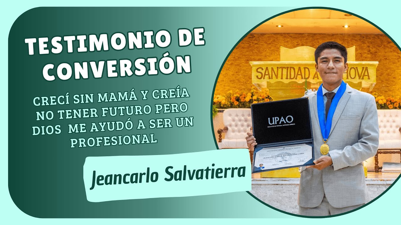 TESTIMONIO DE CONVERSIÓN (Hermano: Jeancarlo Salvatierra) | Testimonios MMM