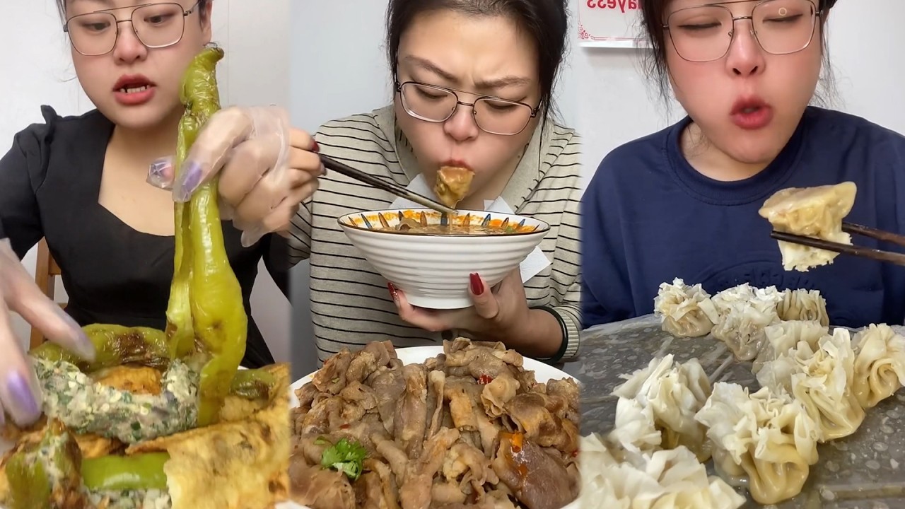 Mukbang food challeng new with real sound #d9mukbang #mukbang