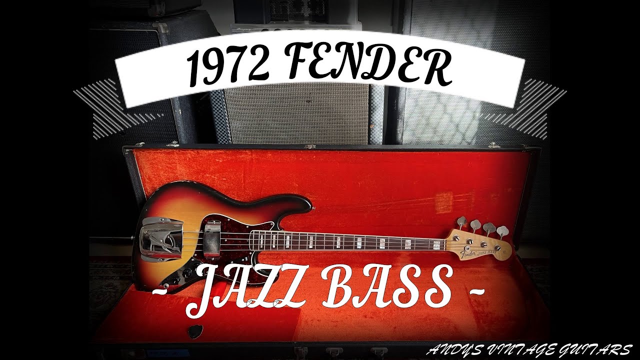 1972 FENDER JAZZ BASS - Andy's Vintage Guitars