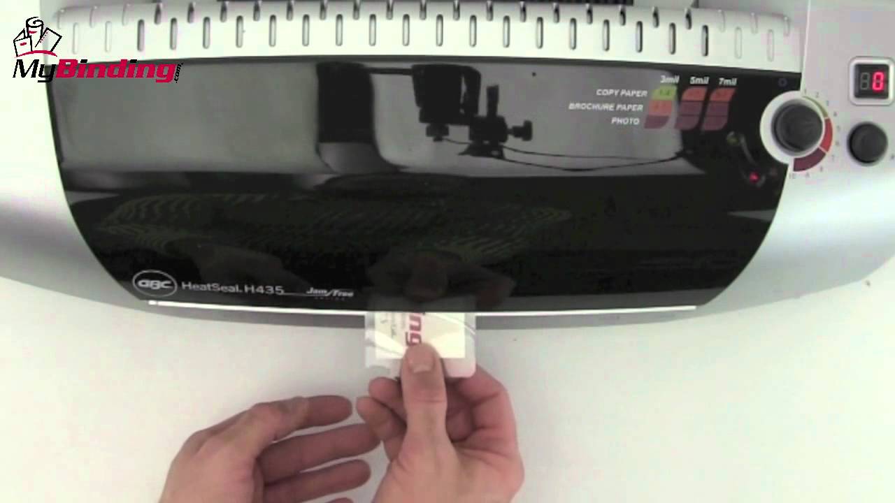 GBC HeatSeal H435 12-inch Pouch Laminator Demo - 1-800-944-4573