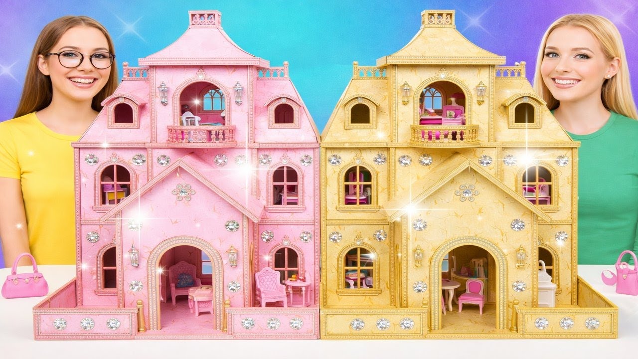 HOW TO MAKE A HOUSE WITH CARDBOARD 📦 Decoration Ideas At Home 💝 Crafts and DIY Ideas by 123 GO!