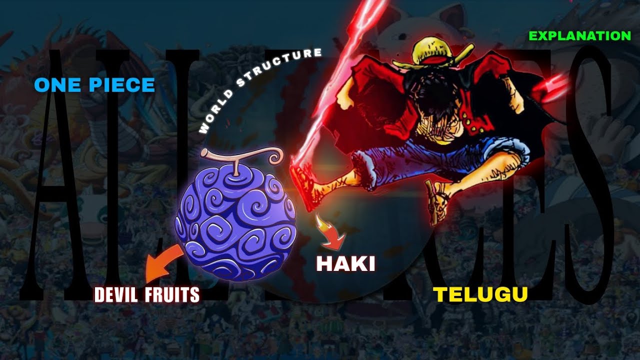 world, races and power system explained in telugu || one piece explanation in telugu || part - 1