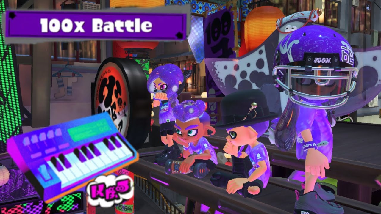 Splatoon 3 Splatfest: 100x Battle-Team keyboard