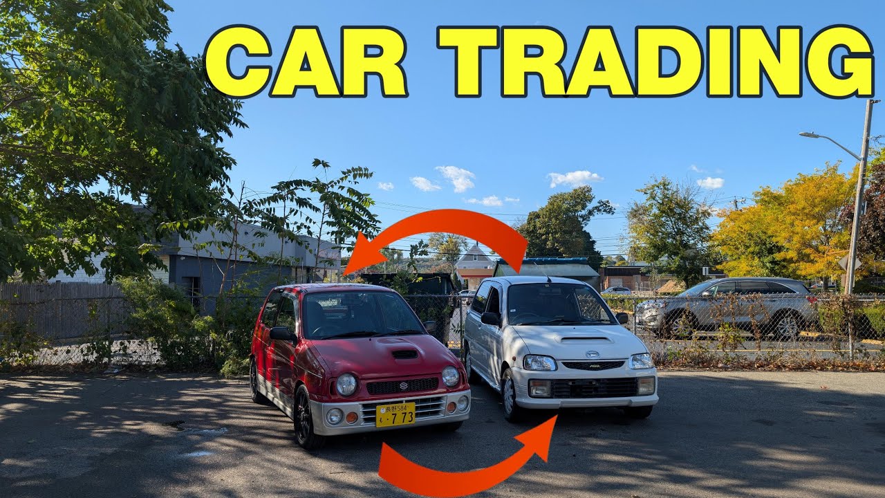 Unsolicited car trading is cool for trying out new stuff! Suzuki Alto Works for Daihatsu Mira TRXX