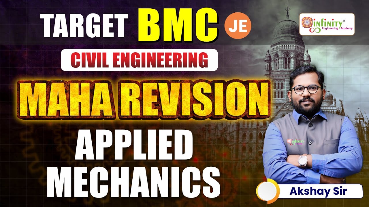 Applied Mechanics | BMC Maha Revision | BMC JE SE Recruitment 2025 | BMC Recruitment 2025 
