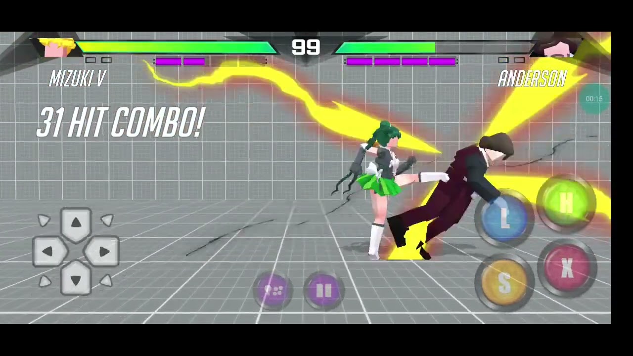 Vita Fighters Update- Day 1 Mizuki V Tod Combo