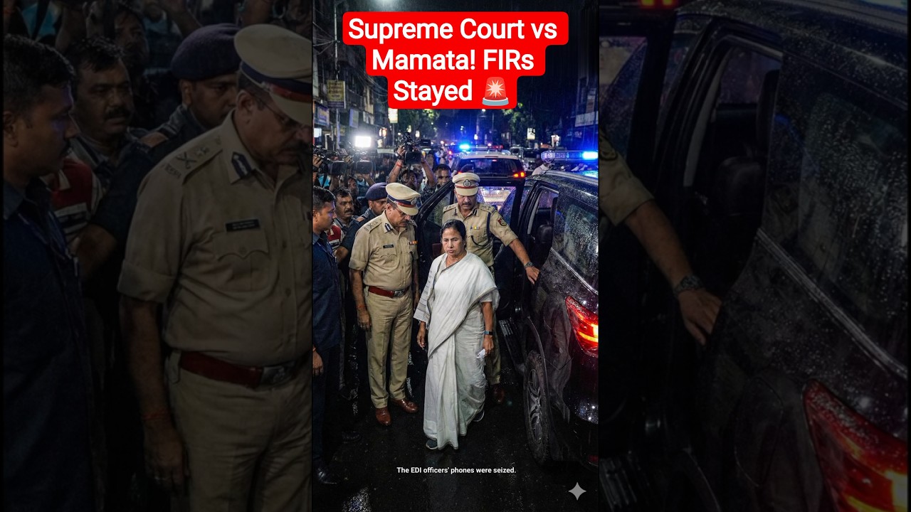 “ED vs Mamata! Supreme Court Steps In, FIRs Stopped 🚨” 
