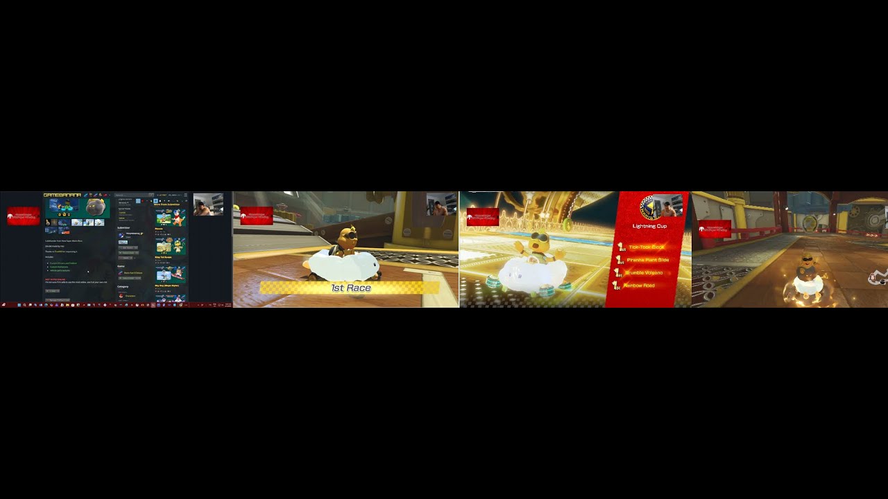 Lakithunder mod by Amphibikey Lightening Cup 200cc Nintendo Switch Yuzu Fun Run