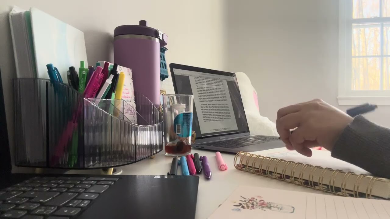 Morning study with her session silent 