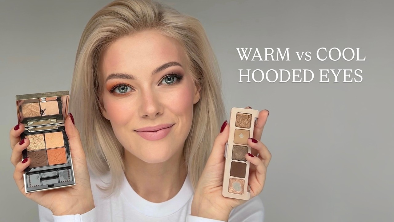 Step-by-Step Makeup Tutorial For Hooded Eyes | Warm vs Cool Eyeshadows