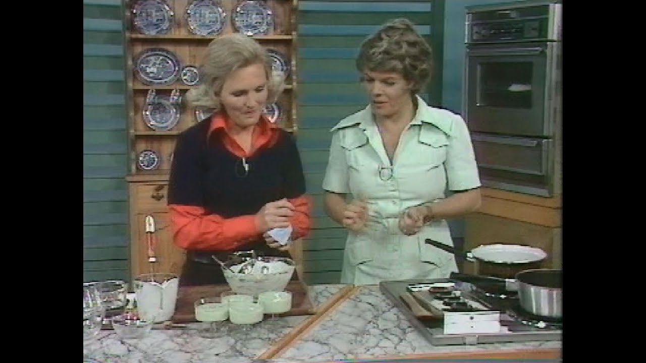 Mary Berry | Cooking Retro Style | How to make a Gooseberry Fool | Good Afternoon | 1975