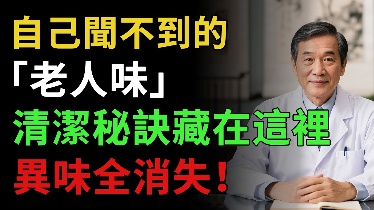 自己聞不到的 「老人味」，清潔秘訣藏在這裡，異味全消失！為什麼洗澡了還是有「老人味」？ 99%長輩不知真正原因！醫師：學會這招，從此告別異味，活出自信！