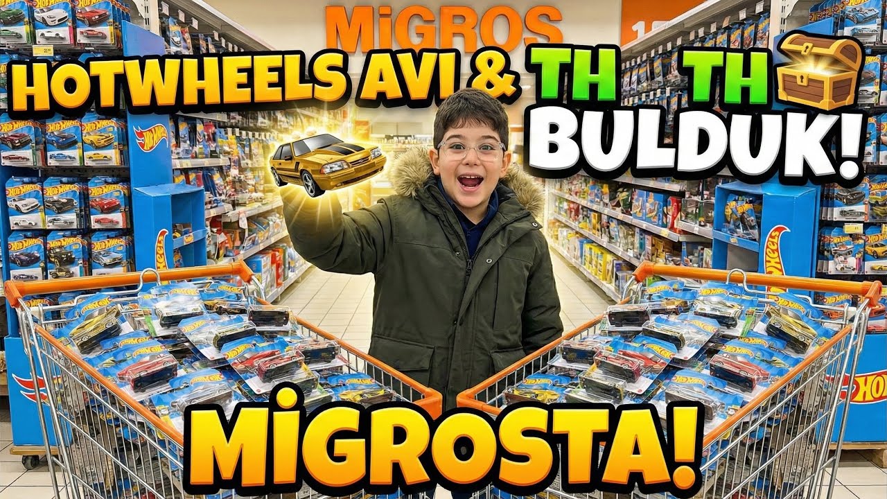 Migros&rsquo;ta TH Bulduk. Hotwheels Şok Hunt 🏎️