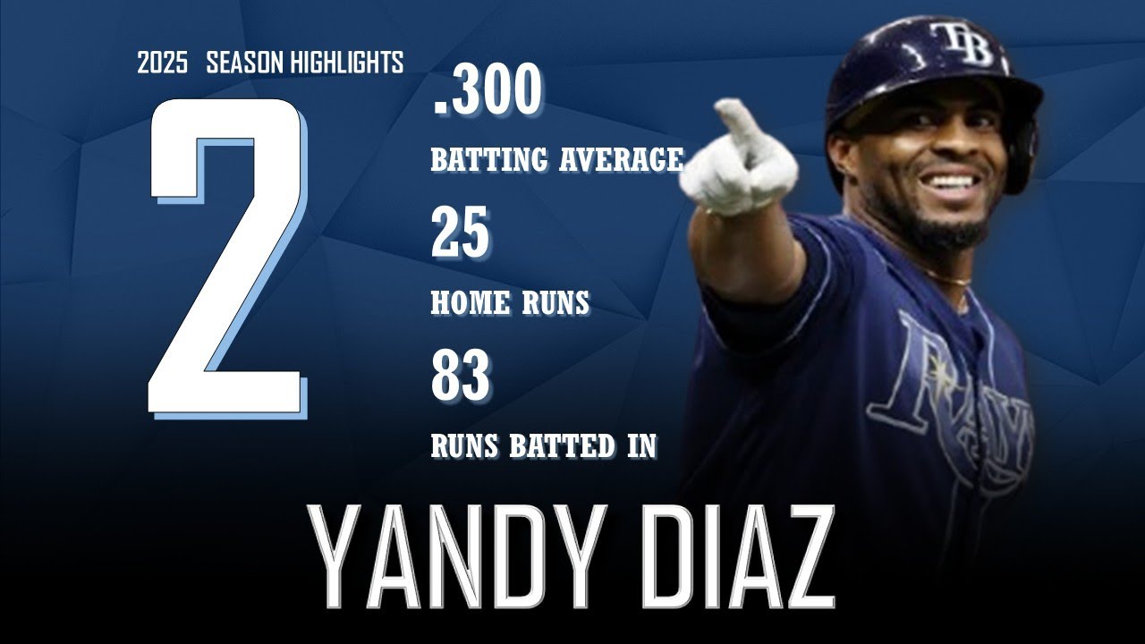 Yandy Diaz || 2025 Tampa Bay Rays Highlights