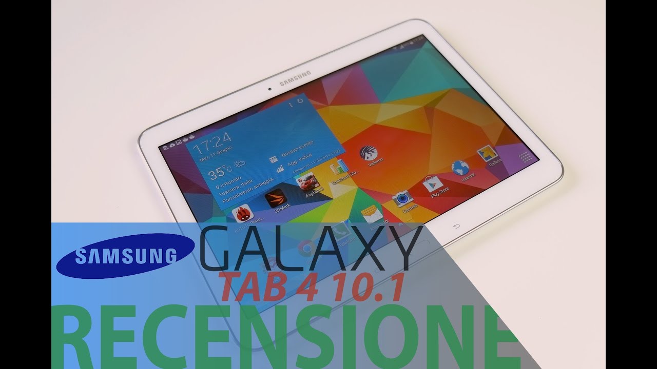 Samsung Galaxy Tab 4 10.1, recensione in italiano