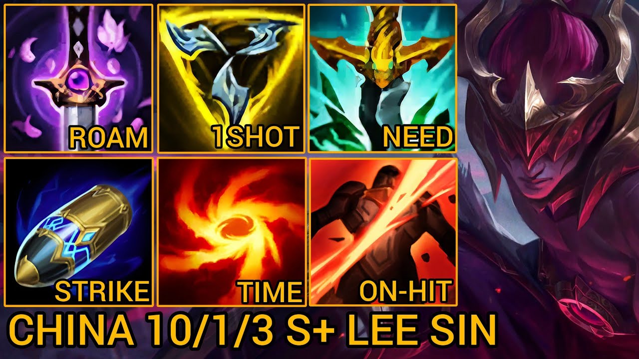 Solo Q Lee Sin 10/1/3 MVP LP 5000 - China Server Wild Rift High Elo Tier Builds & Runes