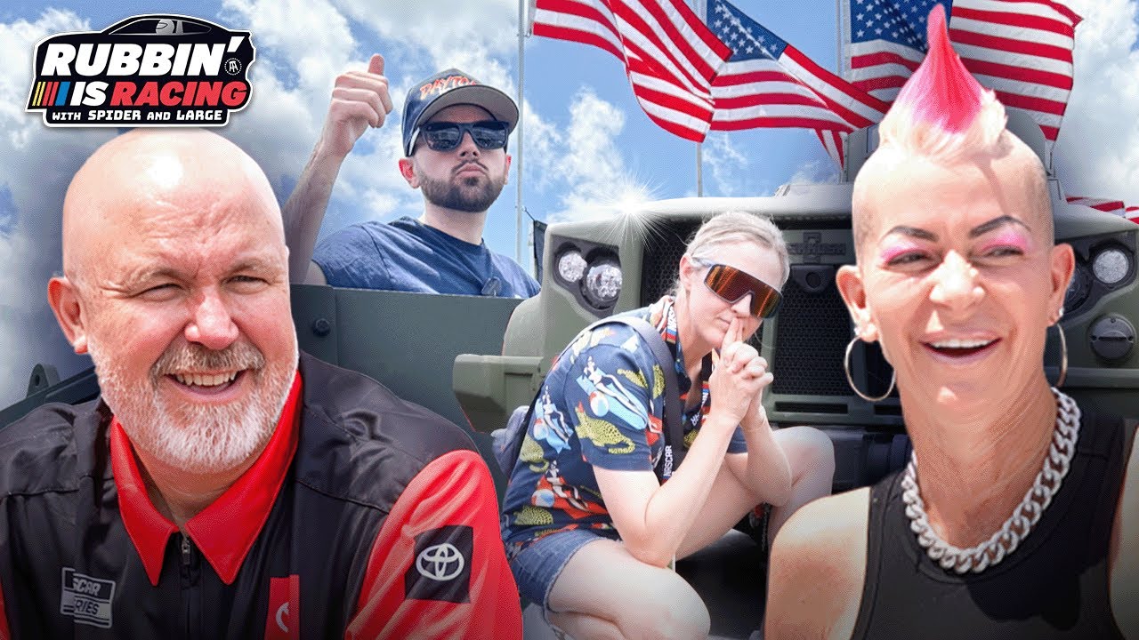 Celebrating Our Troops At The Coke 600 | Rubbin Is Racing Vlog