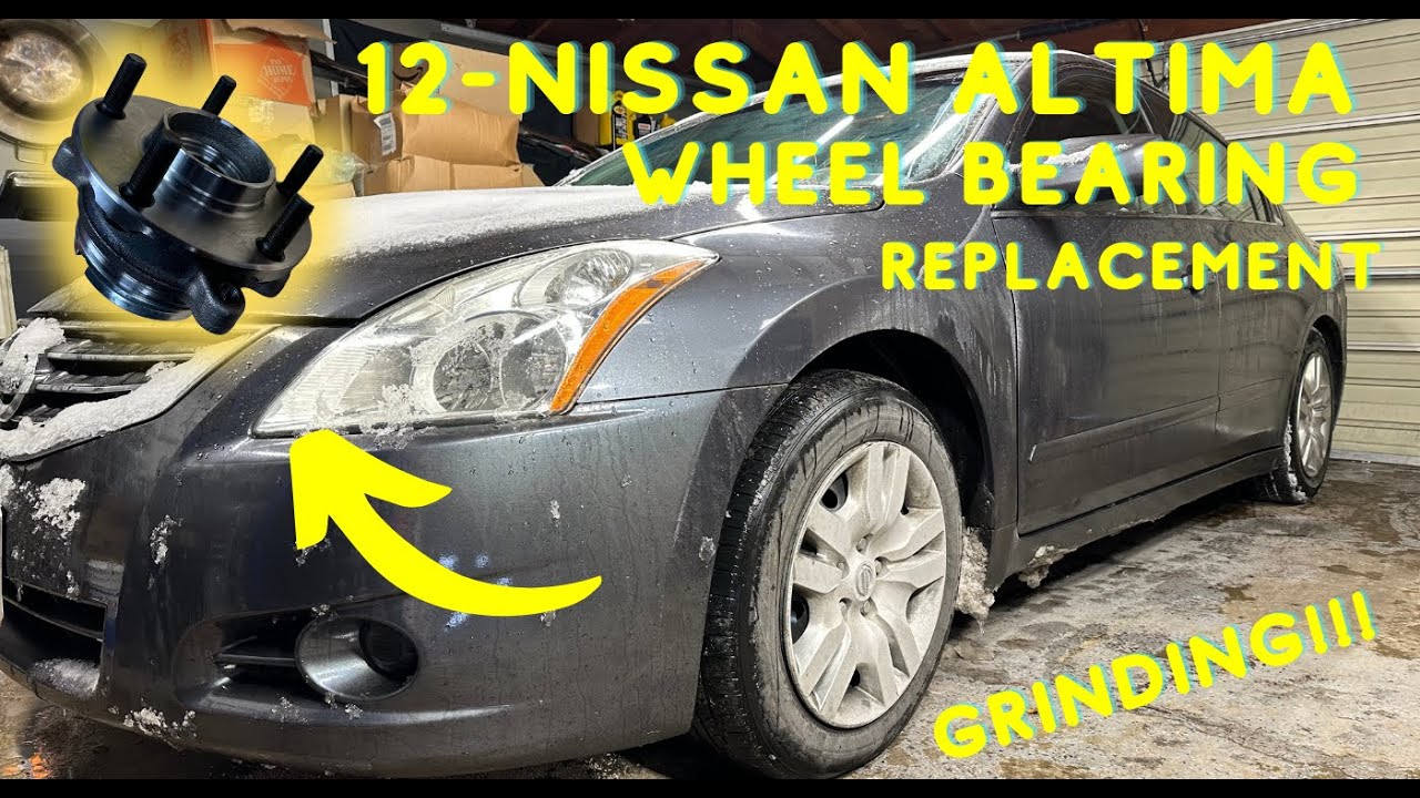 Nissan Altima 2.5 2009-2012 гг. Неисправный ступичный подшипник/замена (скрежет!!)