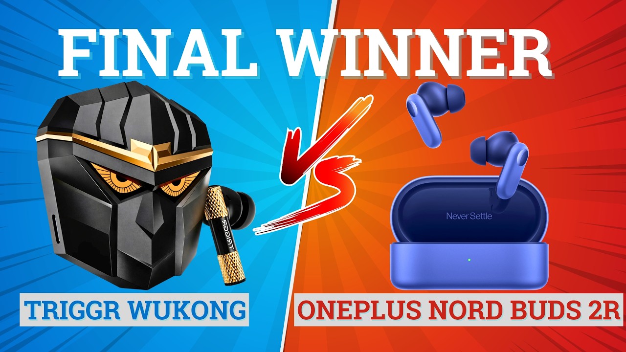 Triggr Wukong vs OnePlus Nord Buds 2r⚡ Full Comparison ⚡Best for Music, Bass & Gaming 🔥