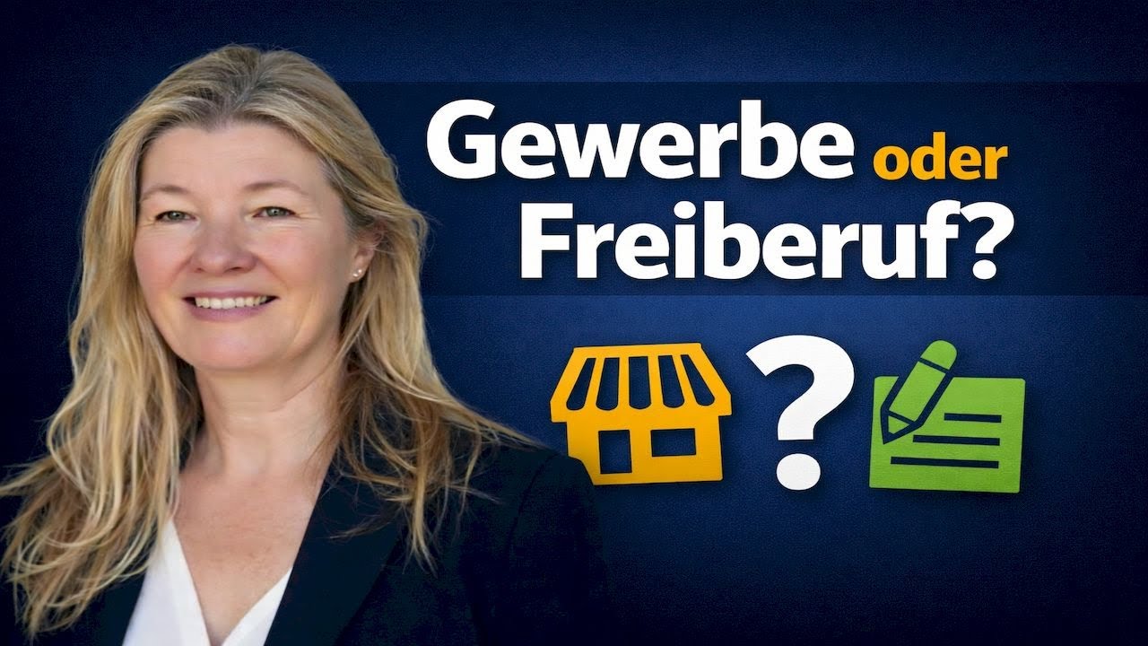 Gewerbe oder Freiberuf? So entscheidest du richtig (Deutschland)