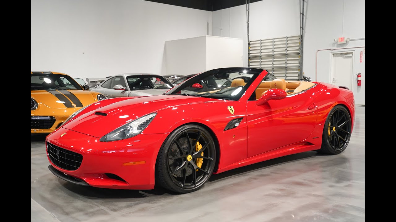 *SOLD* 2014 Ferrari California in Rosso Corsa Red w/ ONLY 9,144 miles *SOLD*