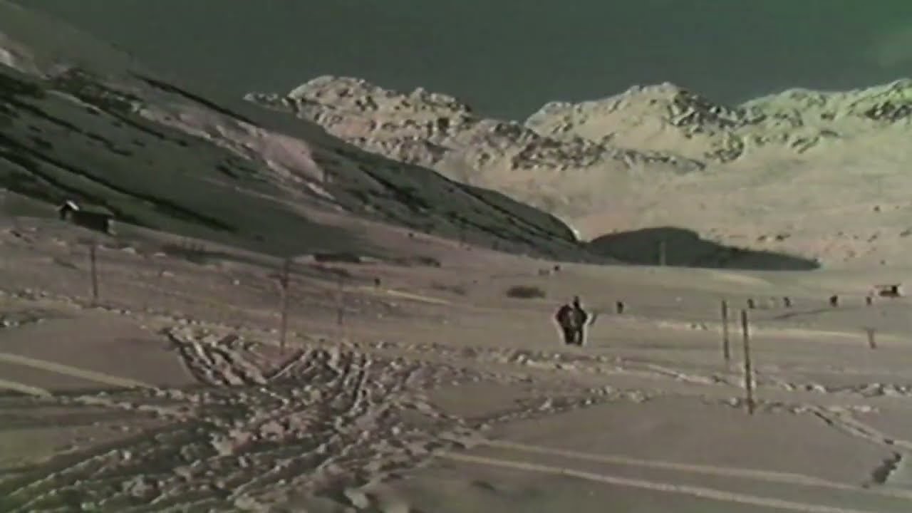 Serfaus 1986 - Blick auf Lazidbahn Komperdell
