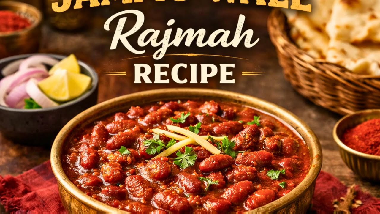 Jammu Wale Rajmah Recipe | Authentic Kashmiri Rajma | Easy Homemade Style | first recipe video🤞😋