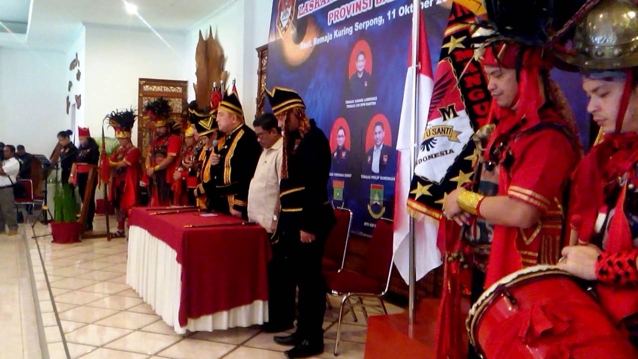 Mengheningkan Cipta dipimpin oleh DPP Laskar Manguni Indonesia