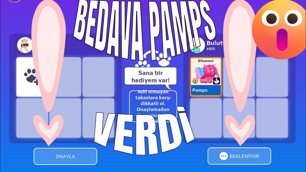 !!!!😱😱😱PKXD BEDAVA PAMPS ALDIM😱😱😱!!!!