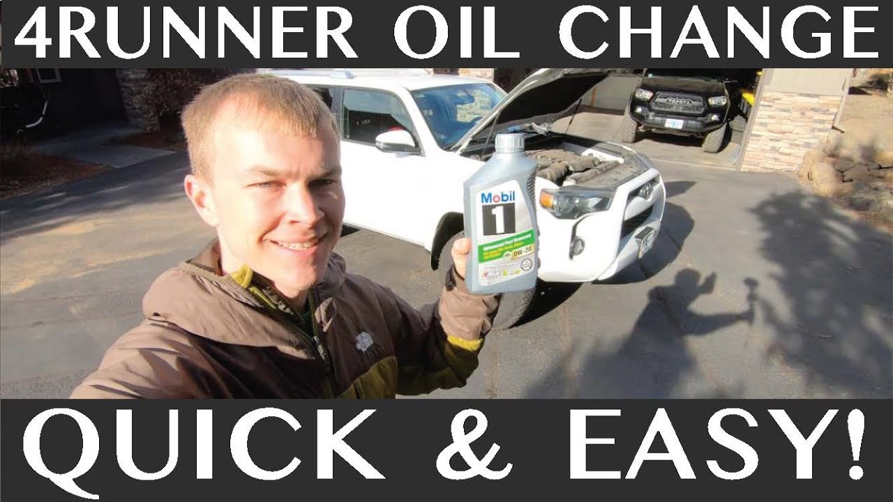 4Runner Oil Change Instructions