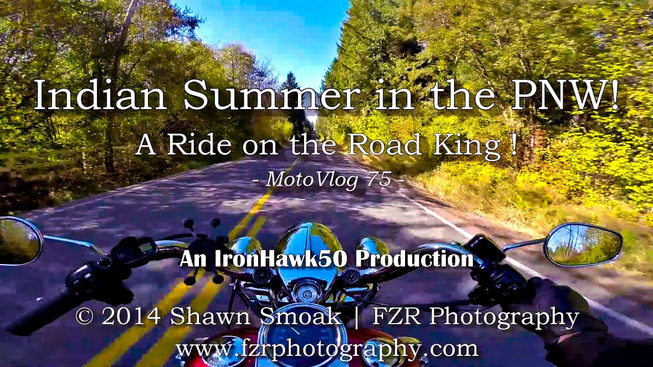 Indian Summer! - A Ride on the Road King!  | MotoVlog 75