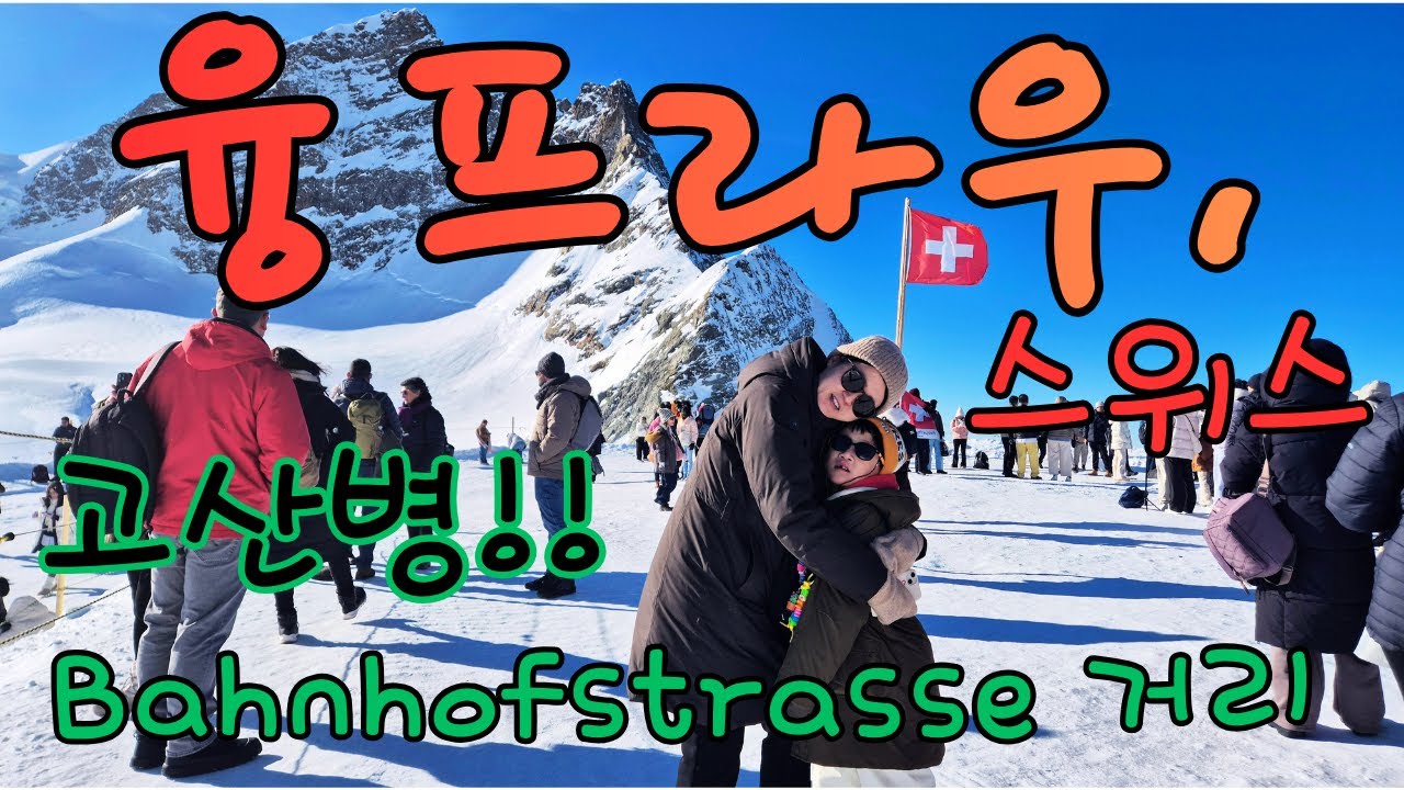 융프라우.아이거 익스프레스.고산병.취리히 린덴호프언덕. Bahnhofstrasse명품거리.