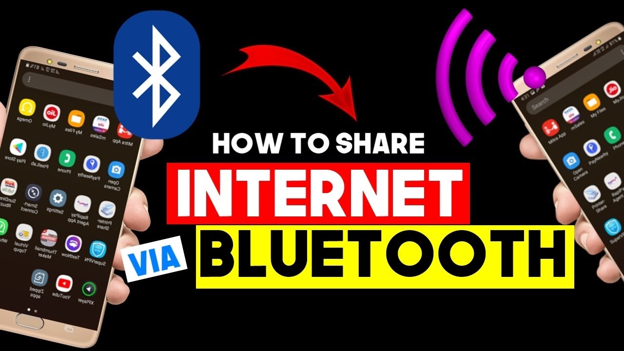 share internet via bluetooth | how to share internet via bluetooth | bluetooth tethering|Alfas techz