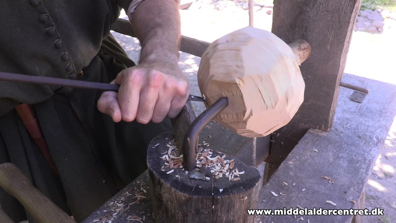 Trædrejeren på Middelaldercentret