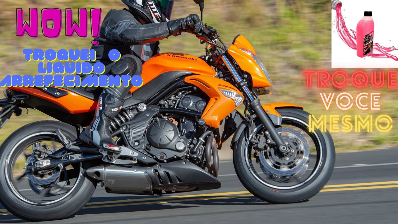 Troca de líquido arrefecimento ER6n 2010