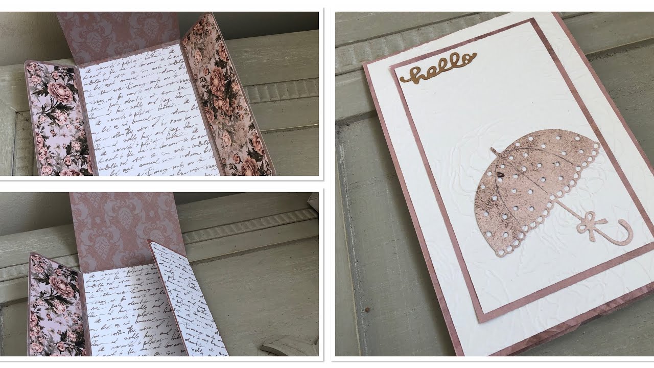 tuto carte a volet TRES FACILE (flip up)