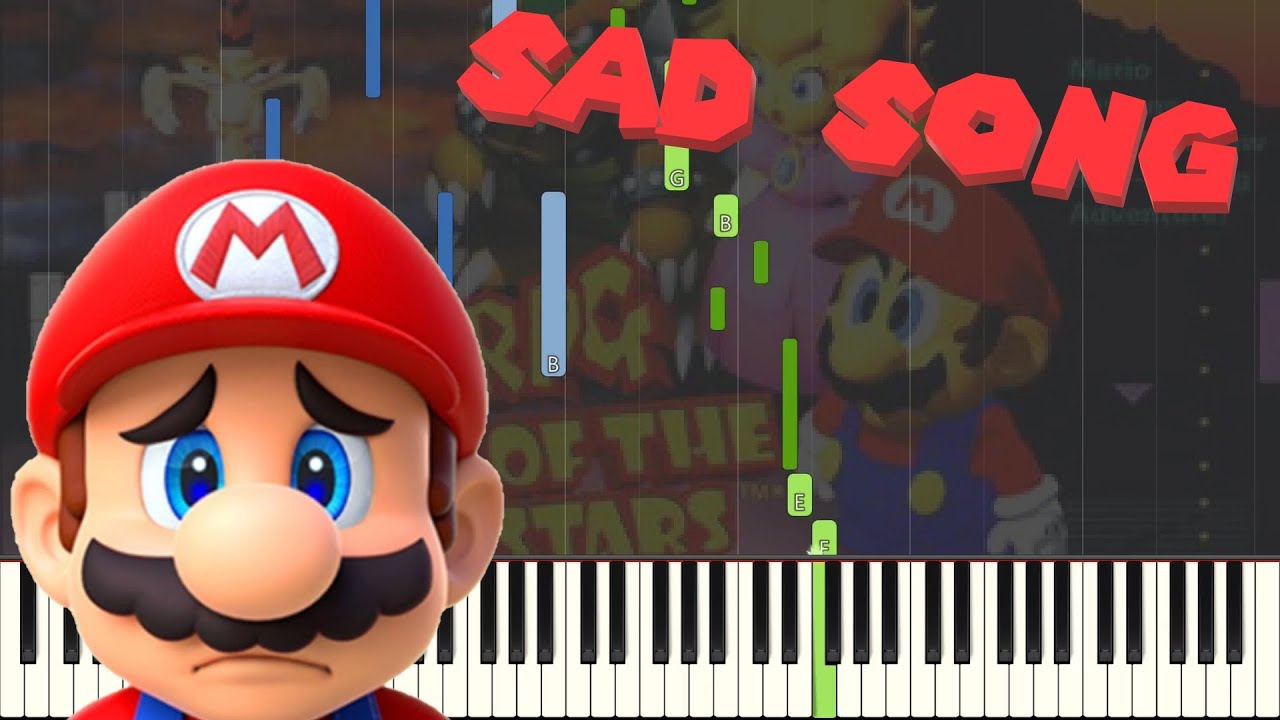 Sad Song - Super Mario RPG Piano Tutorial *FREE SHEET MUSIC IN DESC.*
