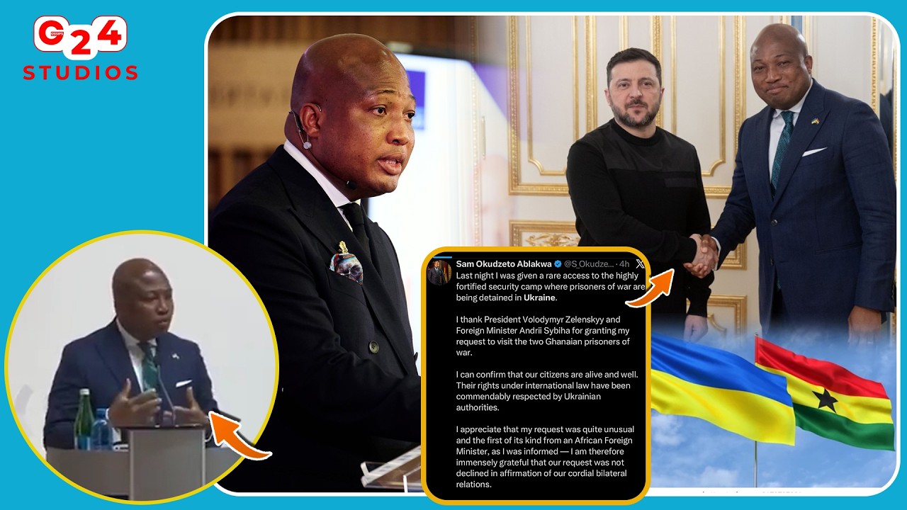 Ghana Strengthens Ties with Ukraine…Netizens Worried About What Russia Will Think