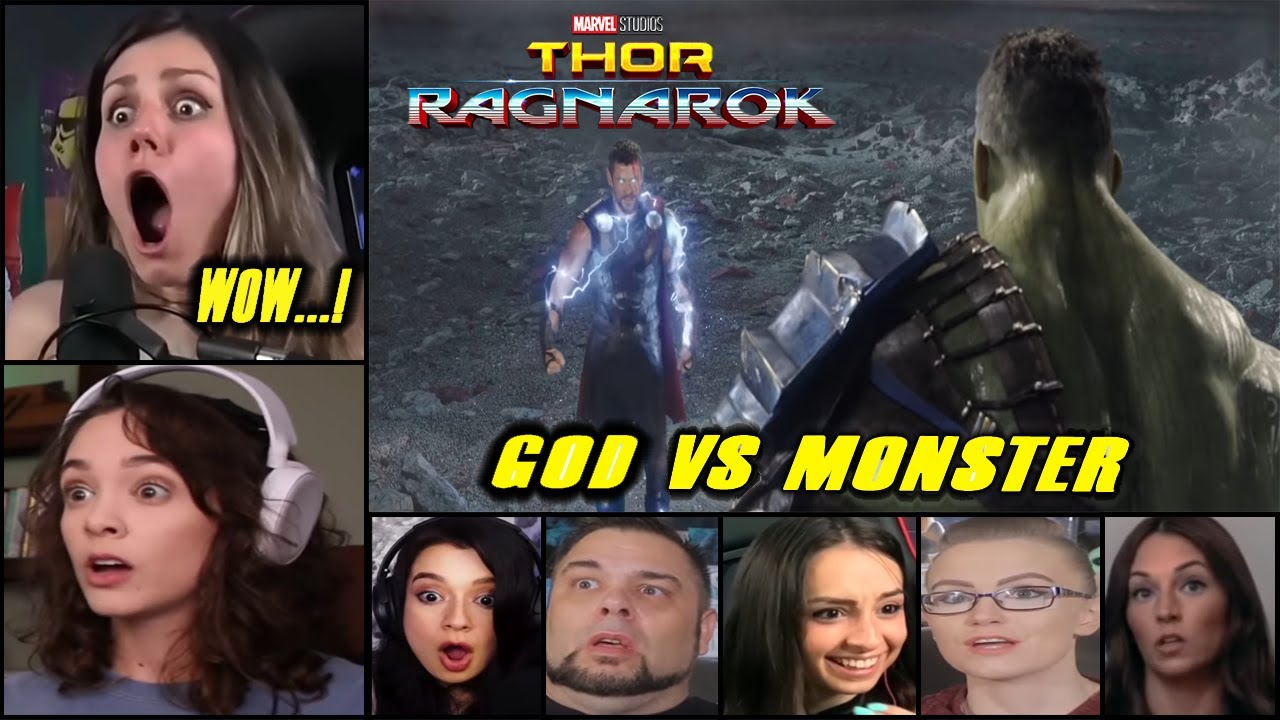 Reactors Reaction Thor vs Hulk Fight Scene in Thor Ragnarok | Mapkrish